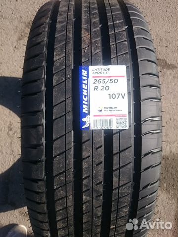 Новые Michelin Latitude Sport 3 265/50 R20 107 V Новые Michelin Latitude Sport 3 265/50 R20 107 V