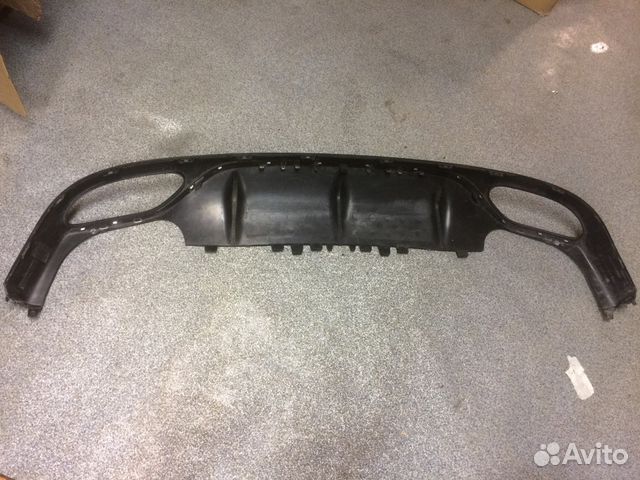 Юбка накладка заднего бампера Мерседес гле 166 Юбка накладка заднего бампера Мерседес гле 166