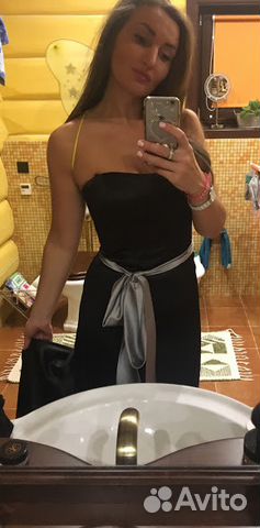 Нарядное платье черное Вера Вонг, Vera Wang США вы