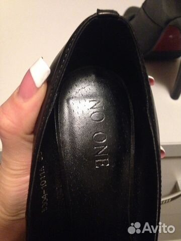 Туфли кожаные Noone, 35 размер Туфли кожаные Noone, 35 размер
