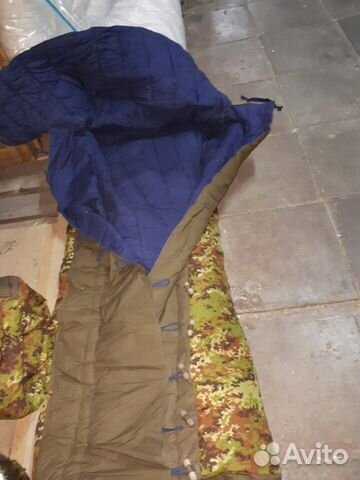 Спальный мешок ватный военный СССР