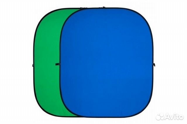 Фон хромакей 240х240 синий/зеленый