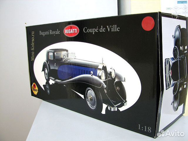 Bugatti Royalle Type 41 (1930 г) в масштабе 1:18
