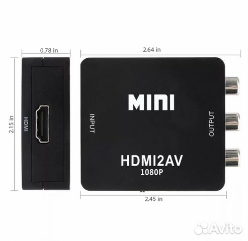 Конвертер Box Hdmi в RCA