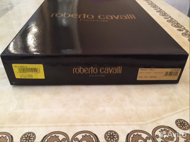 Шикарное банное полотенце Roberto Cavalli (Италия)