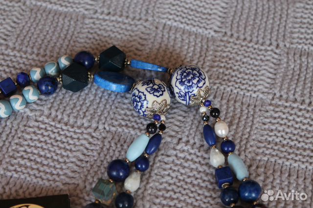 Колье Selena из натуральных камней, новое Колье Selena из натуральных камней, новое