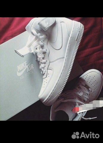 Кроссовки женские Nike Air Force нат. кожа