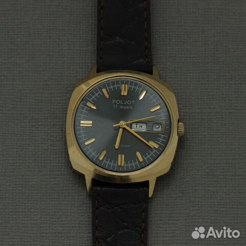 Poljot Полет позолоченные часы СССР в