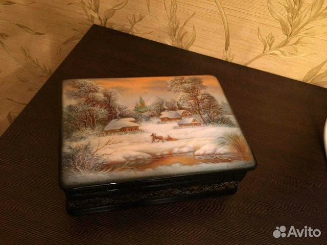 Шкатулка. Федоскино Шкатулка. Федоскино