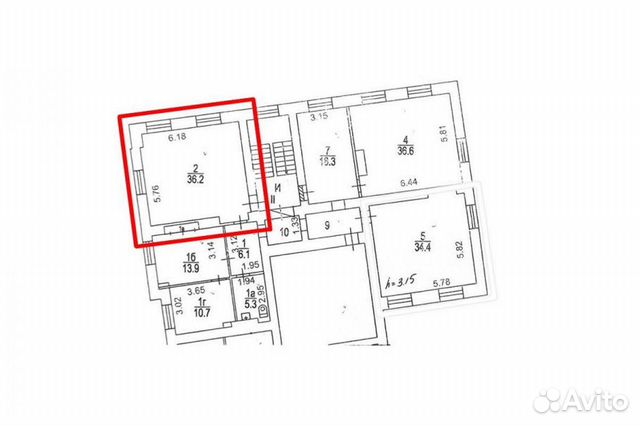 Сдам офисное помещение, 36,2 м² Сдам офисное помещение, 36,2 м²