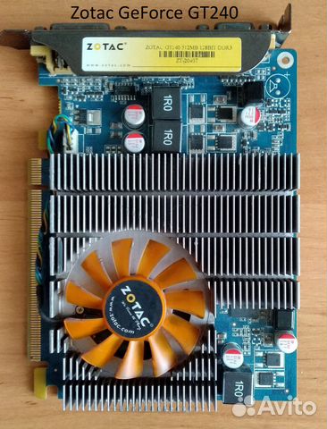 Видеокарта Zotac GT 240 512 Мб