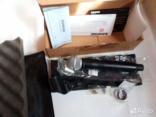 Радиомикрофон Shure ulxd4D и ulxd2 beta58