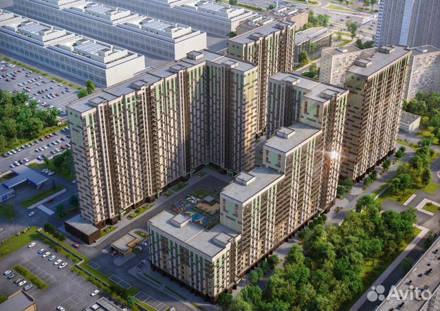 3-к квартира, 75.8 м², 2/22 эт.