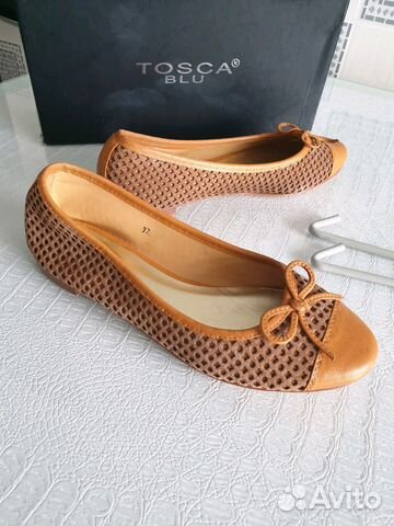 Балетки кожанные про-во Италия