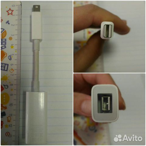 Кабель адаптер Thunderbolt в hdmi Кабель адаптер Thunderbolt в hdmi