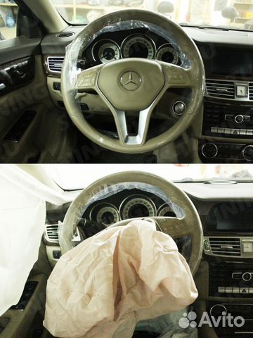 Подушка безопасности, руль, Mercedes CLS Ё9998