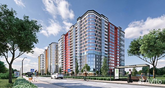 2-к квартира, 62.7 м², 9/18 эт. 2-к квартира, 62.7 м², 9/18 эт.