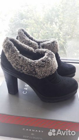 Ботильоны/ботинки зимние carnaby