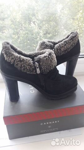 Ботильоны/ботинки зимние carnaby