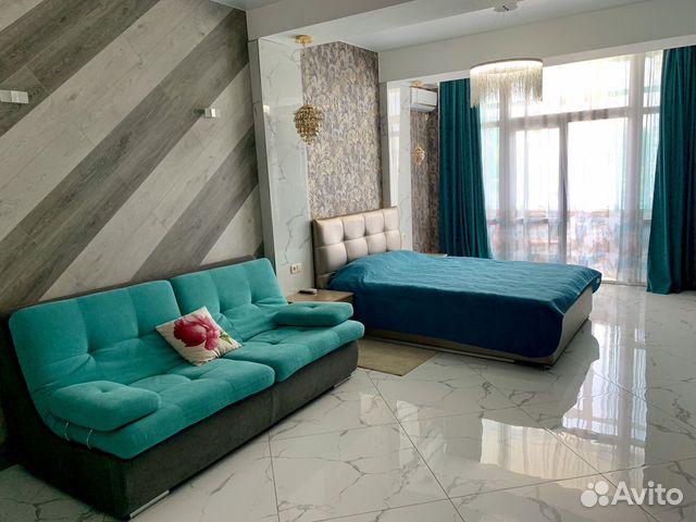 

Квартира-студия, 45 м², 2 кровати