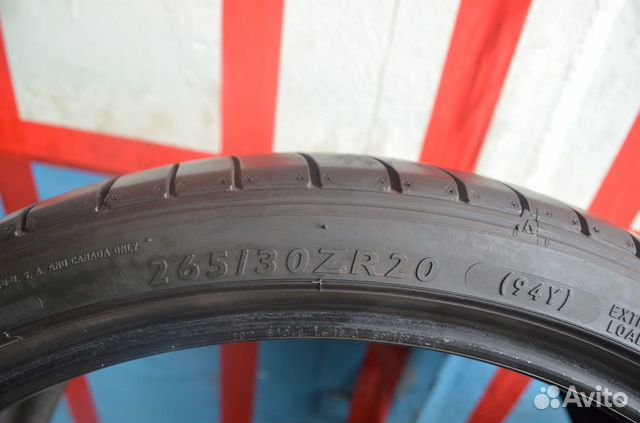 Летние шины 265/30/20 Dunlop Sport Maxx GT