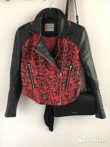 Кожаная куртка Preen by Thornton Bregazzi, Xs