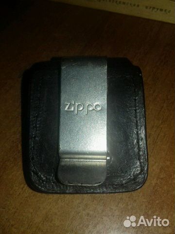 Чехол zippo кожа