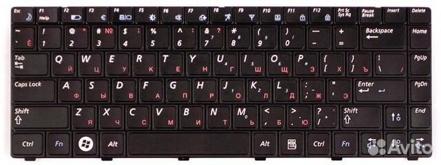 Клавиатура для ноутбука samsung R518 R520 R522