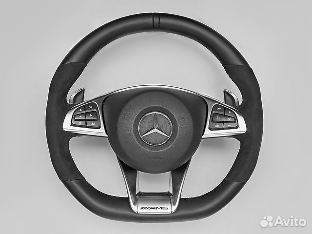 Руль AMG 6.3 Mercedes GLS GLE с лепестками Руль AMG 6.3 Mercedes GLS GLE с лепестками