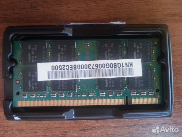 Оперативная память hynix 2gb (1 x 2) so dimm