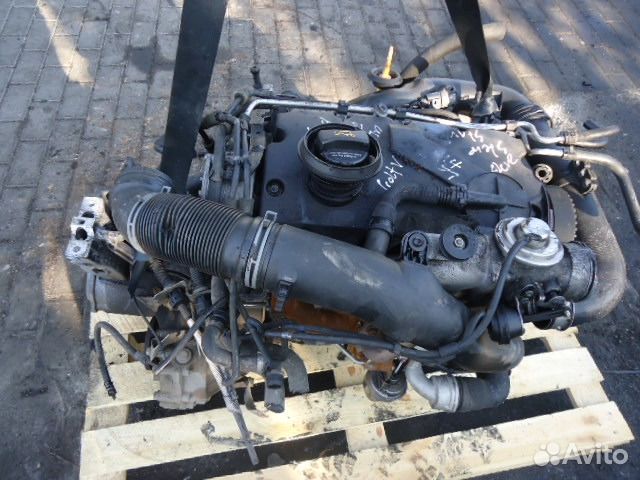 Двигатель с форсунками VW Caddy 3, 1.9 TDi - BJB