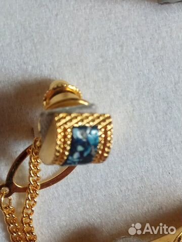 Запонки Токио с булавкой и заколкой для галстука