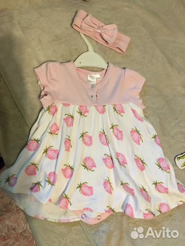 Платья,боди/костюмчик новое 68-74-80