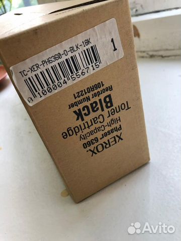 Black 106R01221 Xerox Phaser 6360 Тонер картридж