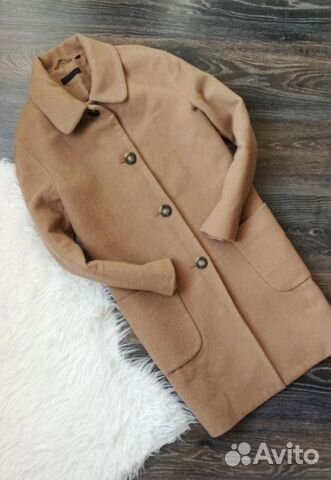 Шерстяное пальто uniqlo бежевое Шерстяное пальто uniqlo бежевое