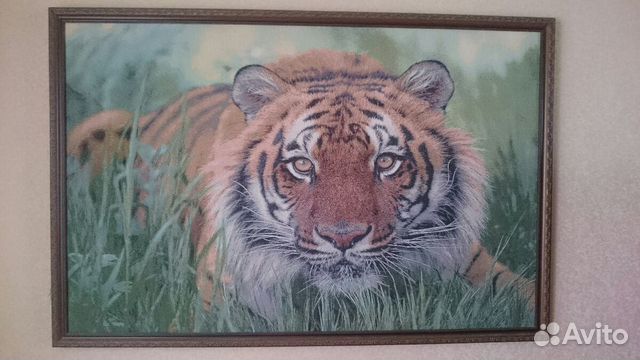 Тигр картина гобелен 89023868491 купить 1
