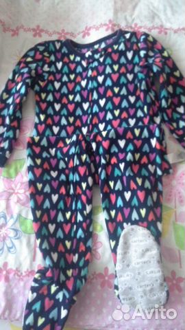 Теплая пижама Carters Теплая пижама Carters