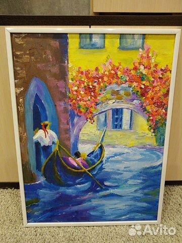Картина Венеция. масло. мастихин.30*40