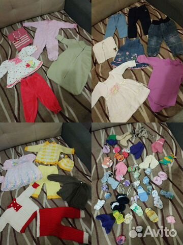 Вещи пакетом на девочку от 0 до года