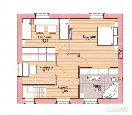 Коттедж 130 м² на участке 10 сот. Коттедж 130 м² на участке 10 сот.
