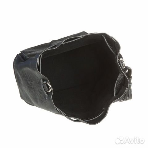 Кожаная сумка-кисет Sergio Belotti 536 black Кожаная сумка-кисет Sergio Belotti 536 black