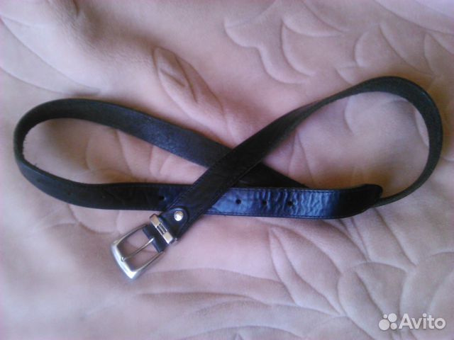 Мужской кожаный пояс с чехлами для сигарет Италия