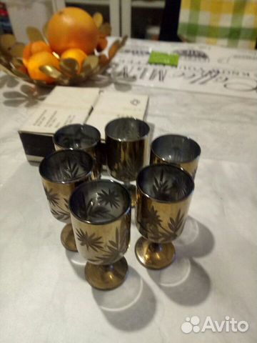 Винтаж СССР. Рюмочки хрусталь