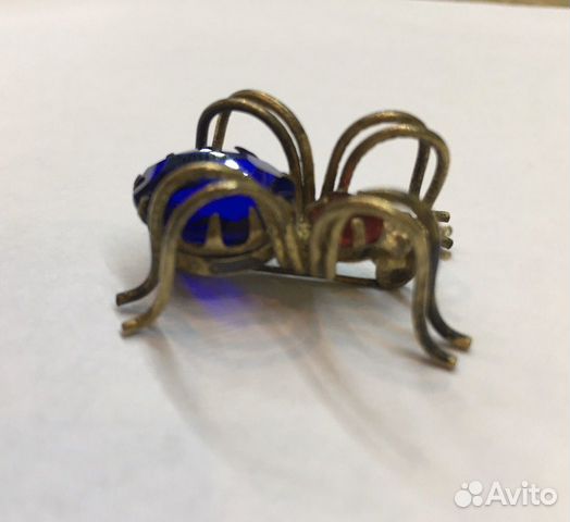 Винтаж: брошь паук СССР