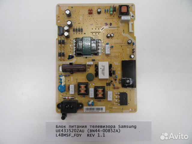 Блок питания телевизора SAMSUNG UE43J5202AU (BN44 Блок питания телевизора SAMSUNG UE43J5202AU (BN44