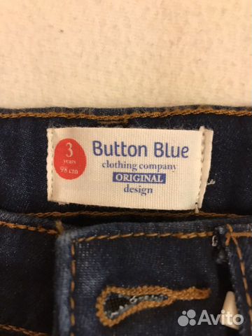 Джинсы утепленные button blue, новые с бирками. 98 Джинсы утепленные button blue, новые с бирками. 98