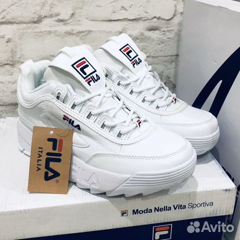 Утеплённые кроссовки в стиле фила - fila disruptor