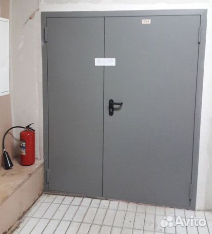 Двери технические, противопожарные EI60, 2140х1304 Двери технические, противопожарные EI60, 2140х1304