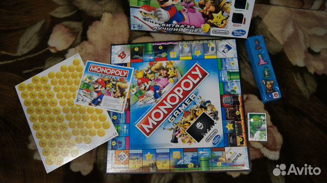 Настольная игра марио монополия
