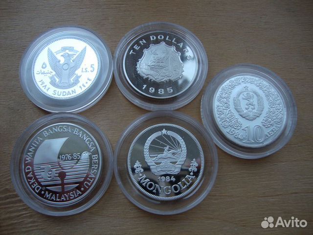 Серебро 1976-1985 Международный год женщин Декада